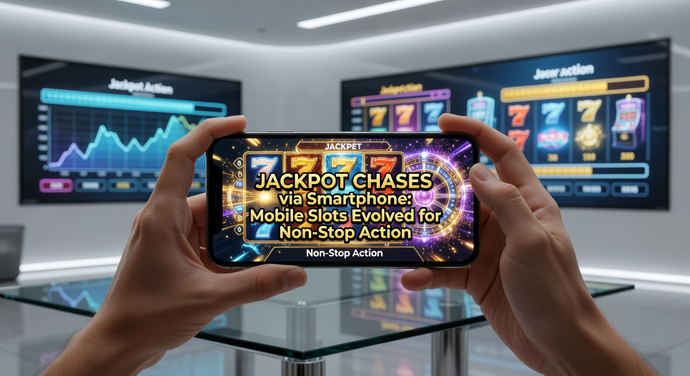 Gruppe von Smartphones, die Slot-Spiele mit explodierenden Jackpots darstellen, mit Grafiken von Münzen, die in die Luft fliegen und Highscore-Anzeigen